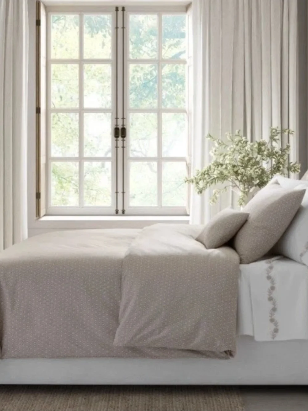 Matouk Schumacher King Sheet 4 PC Set Levi 500 TC Luca Cotton Dune Italy, NWT